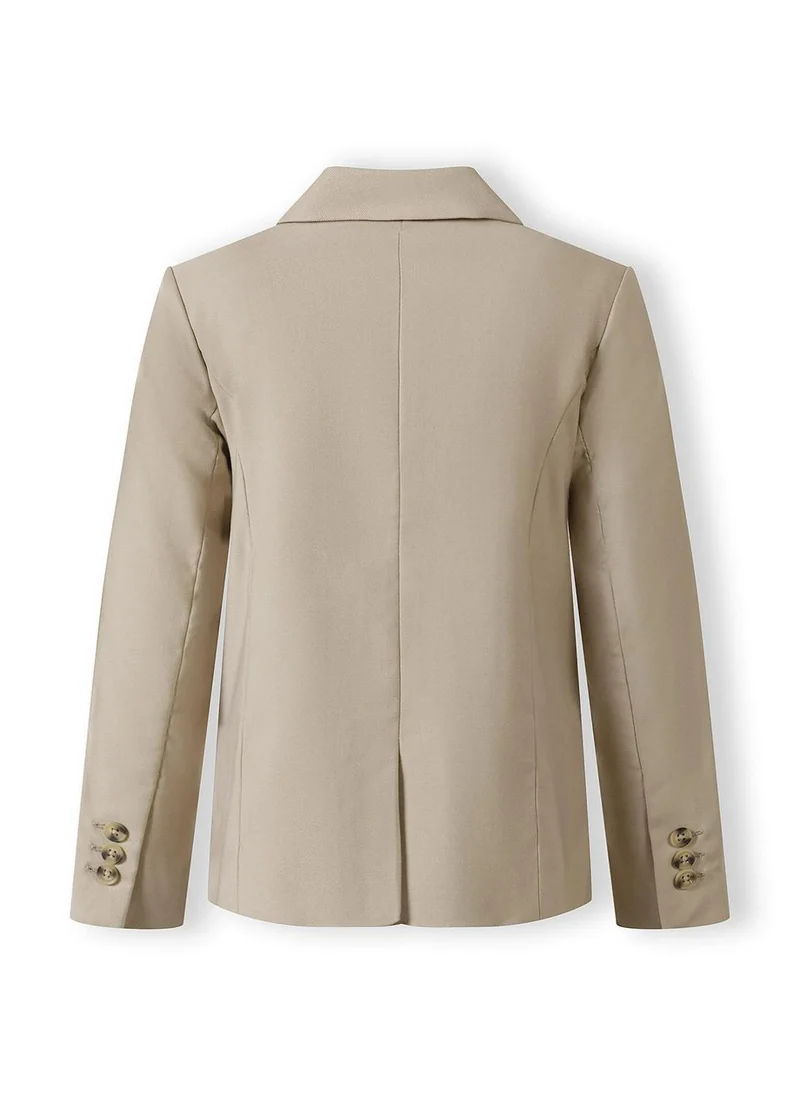 مينوتي Boys formal blazer stone colour tailored fit 3-15 years